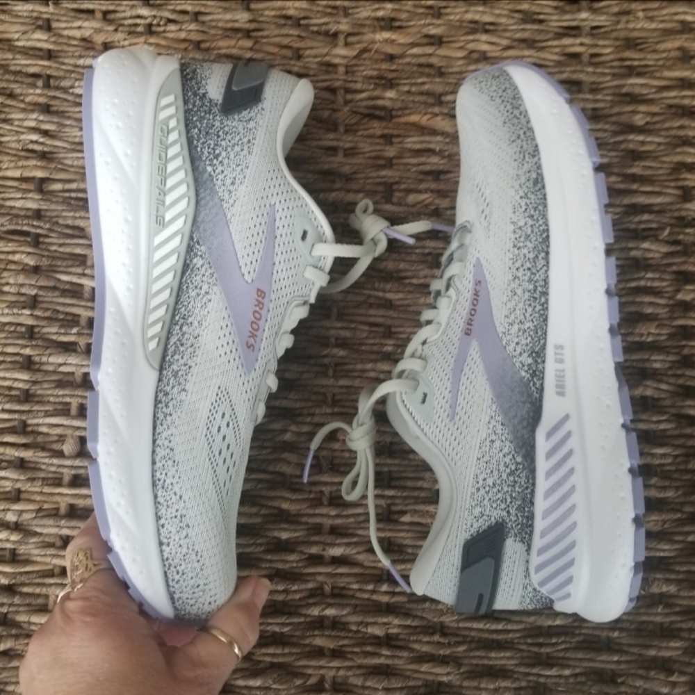 Brooks Ariel 24  GRAY Running Shoes (W 9.5B) Comfort Walking Sneakers 1204141B08 - Picture 4 of 9